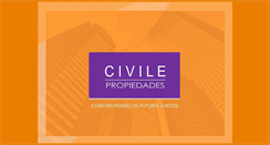 Desktop Screenshot of civilepropiedades.com.ar